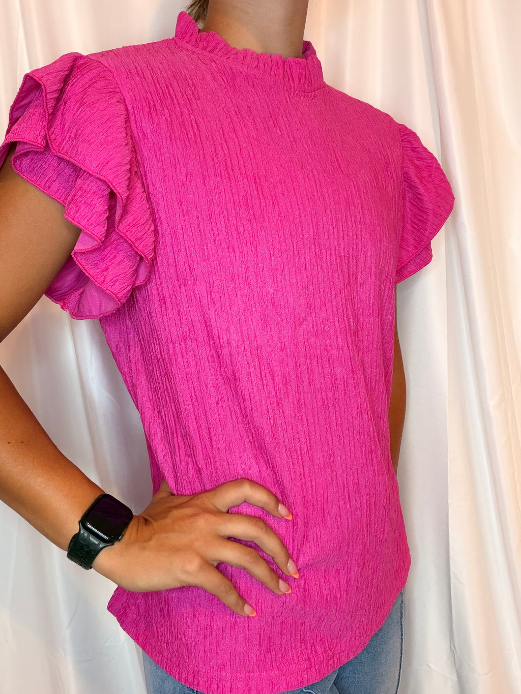Sweet Statement Ruffle Top