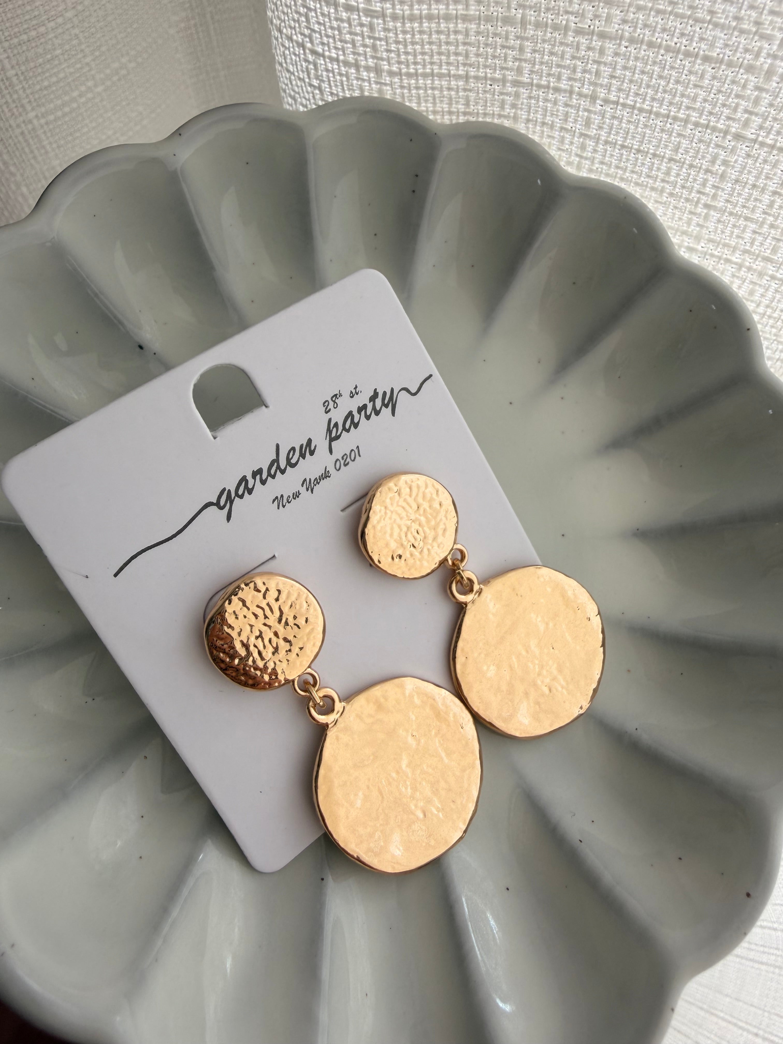 Gold Dip Earrings