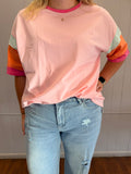 Casual Color Block (Pink)