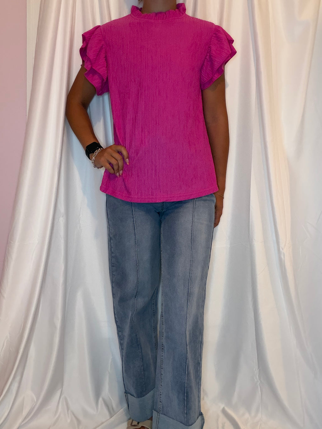 Sweet Statement Ruffle Top