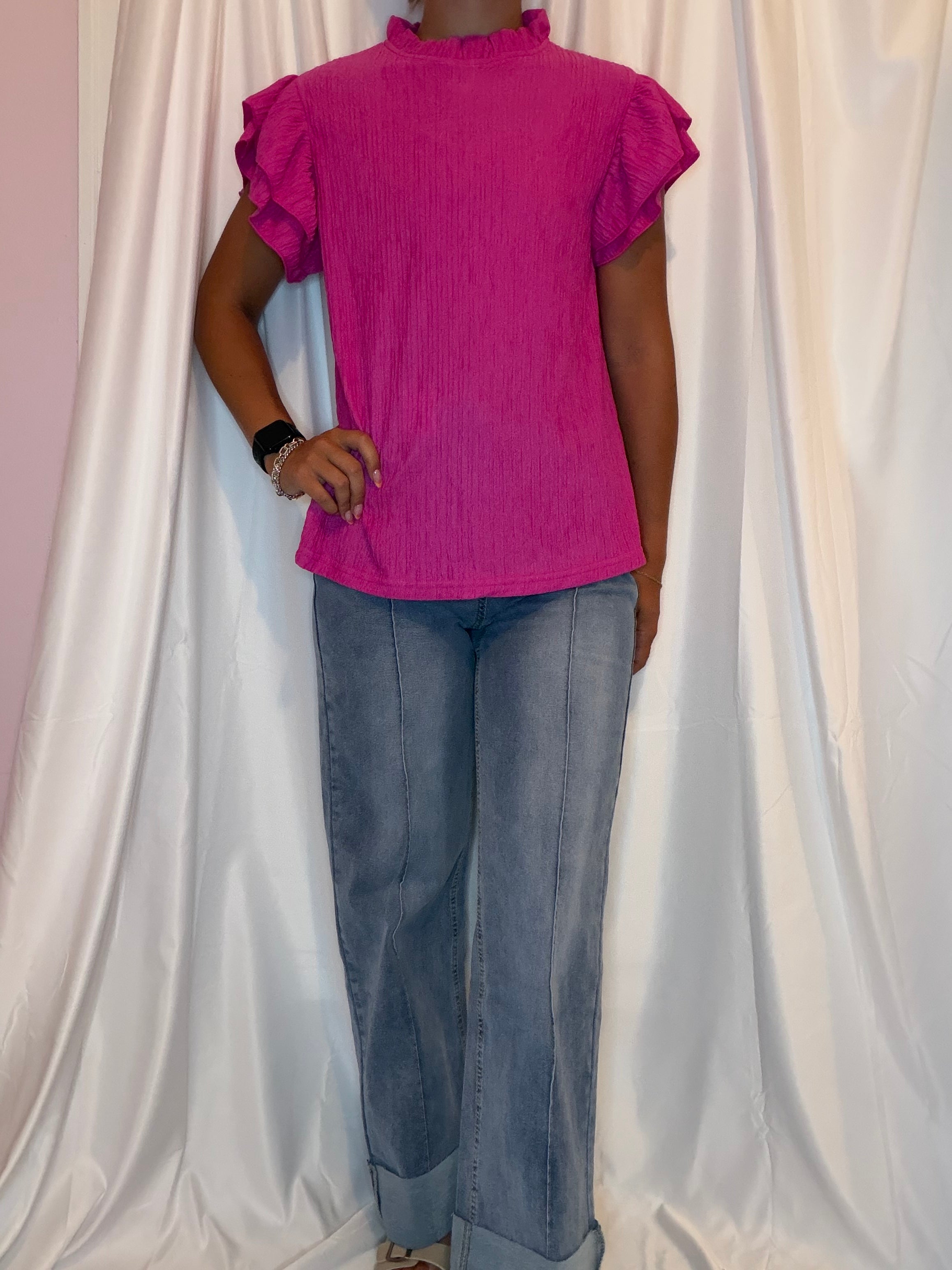 Sweet Statement Ruffle Top