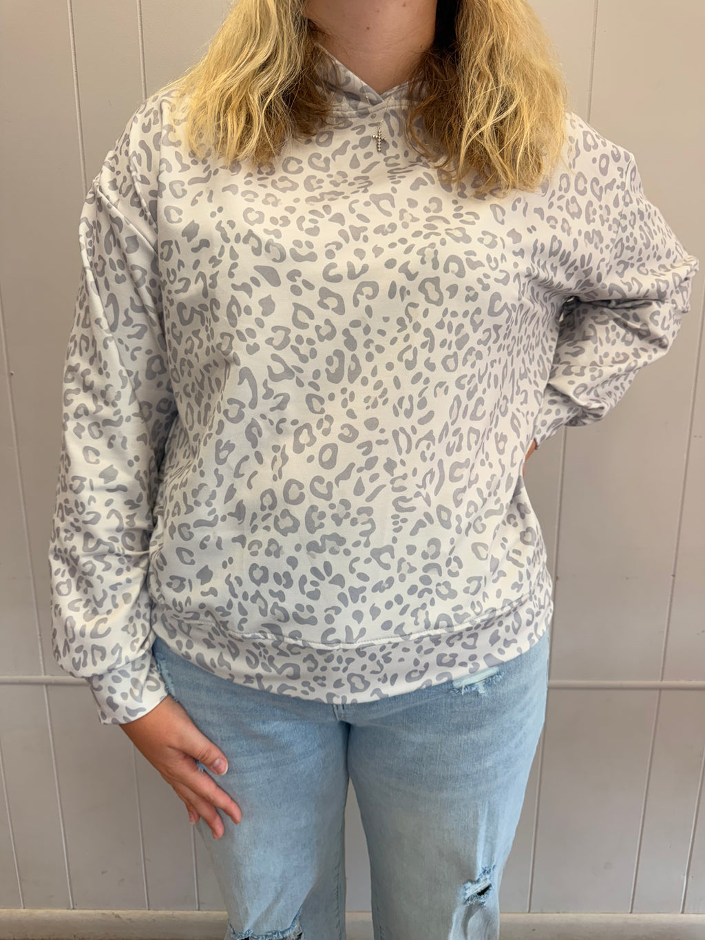 Snow Leopard Hoodie