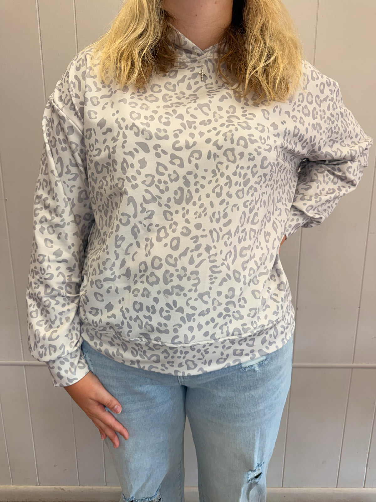 Snow Leopard Hoodie