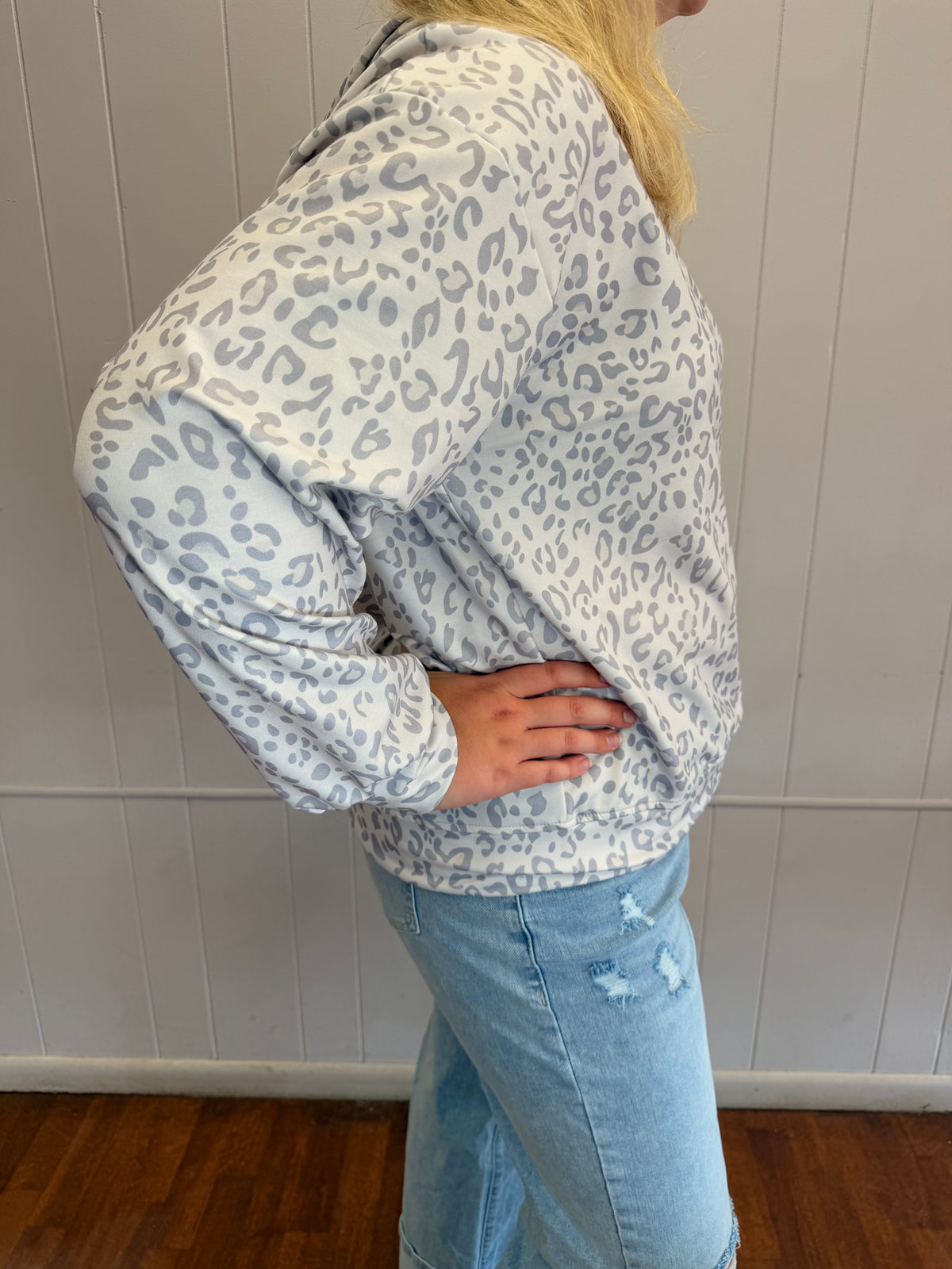 Snow Leopard Hoodie