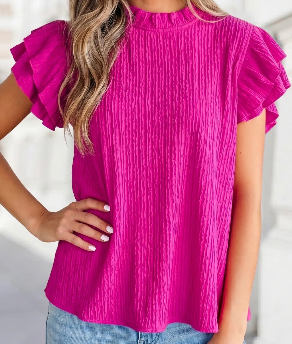 Sweet Statement Ruffle Top