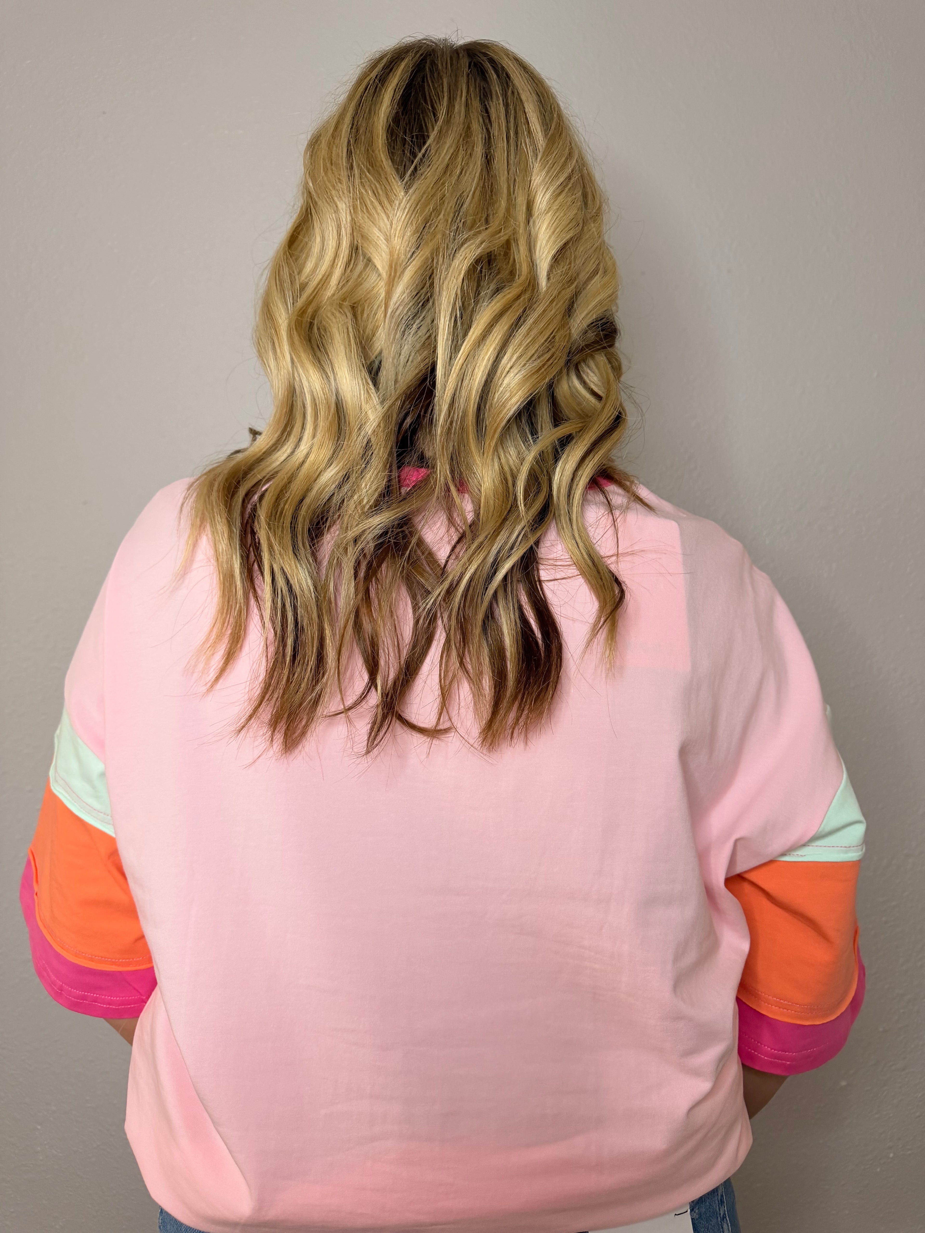 Casual Color Block (Pink)