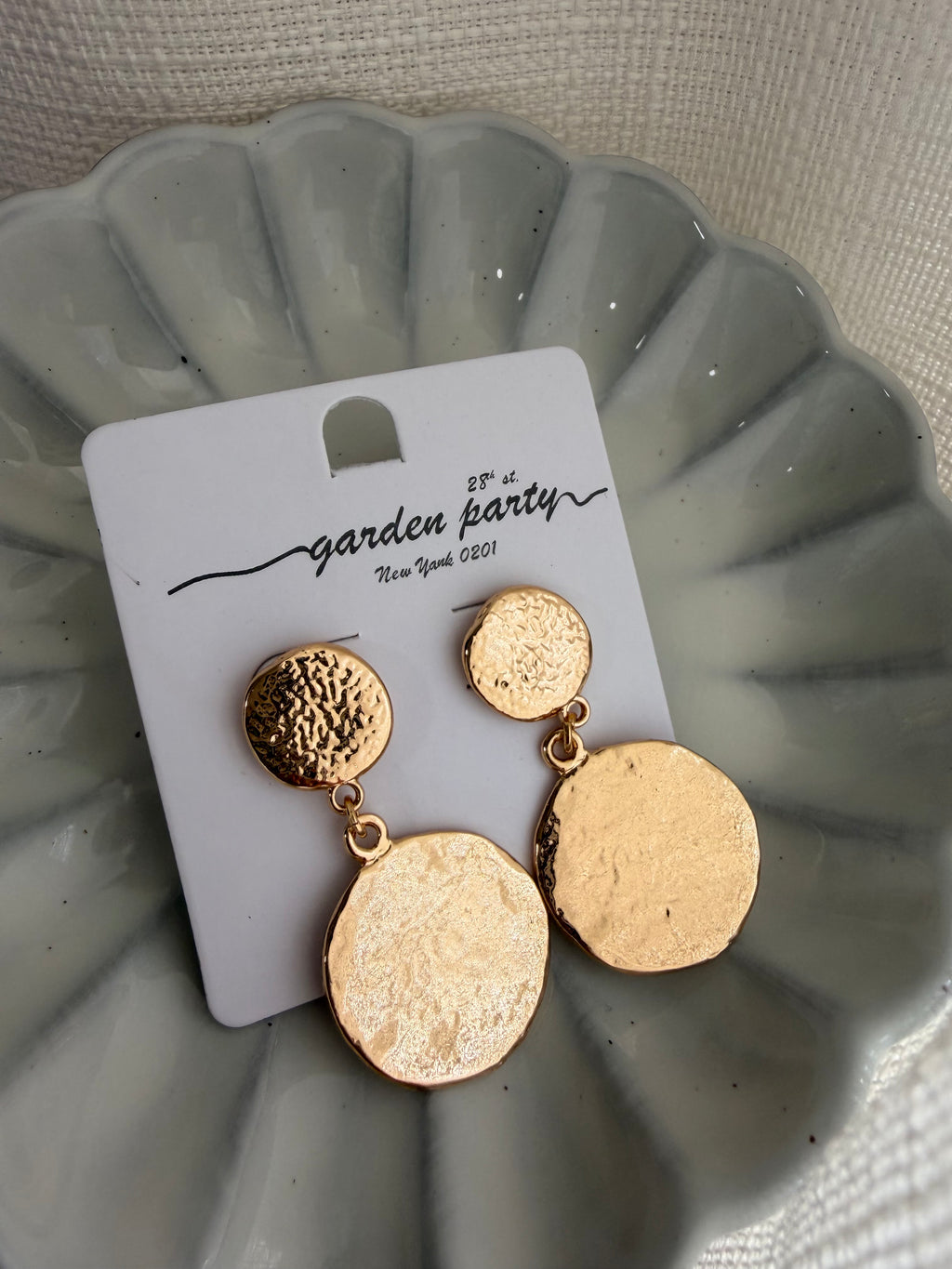 Gold Dip Earrings
