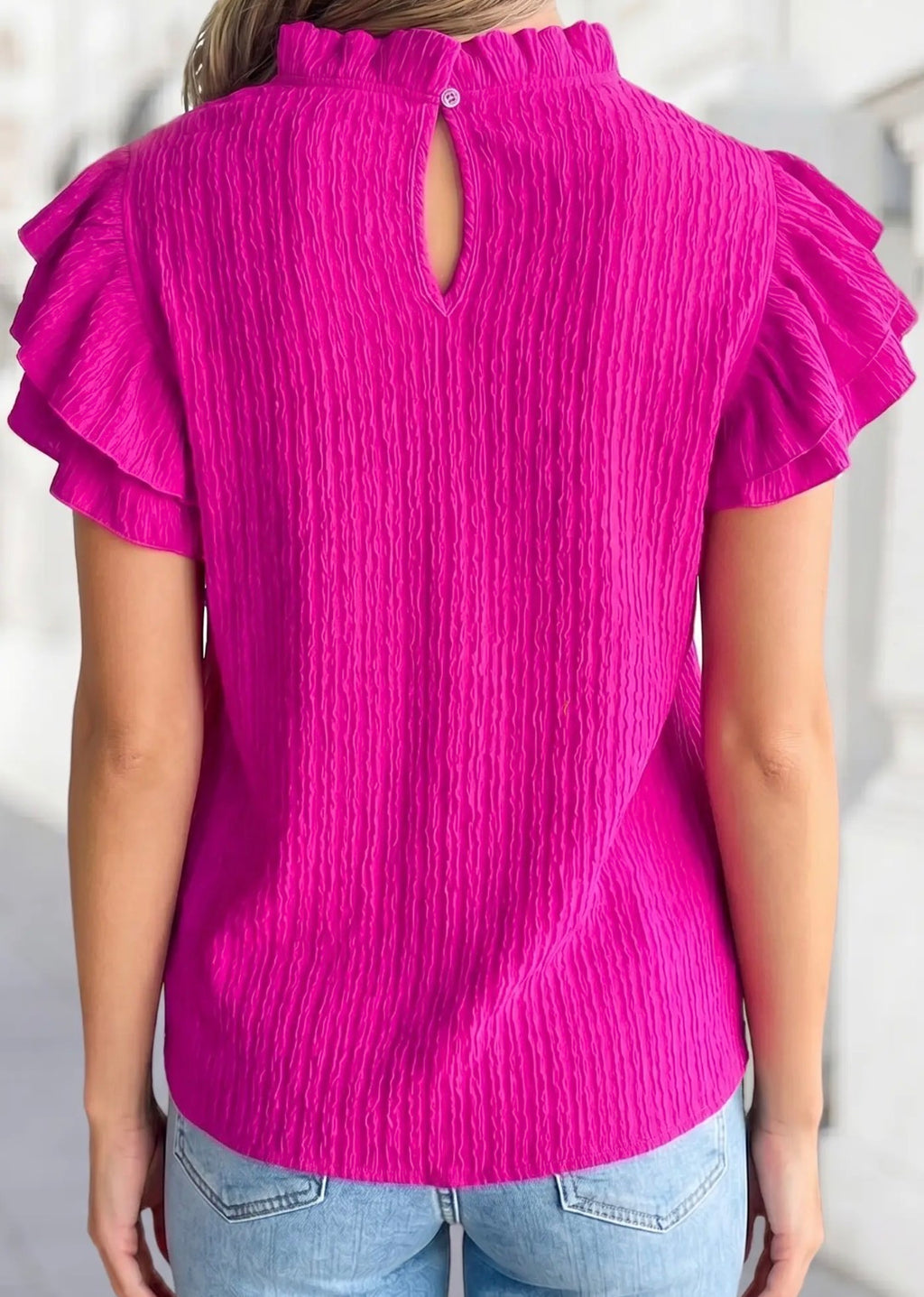 Sweet Statement Ruffle Top
