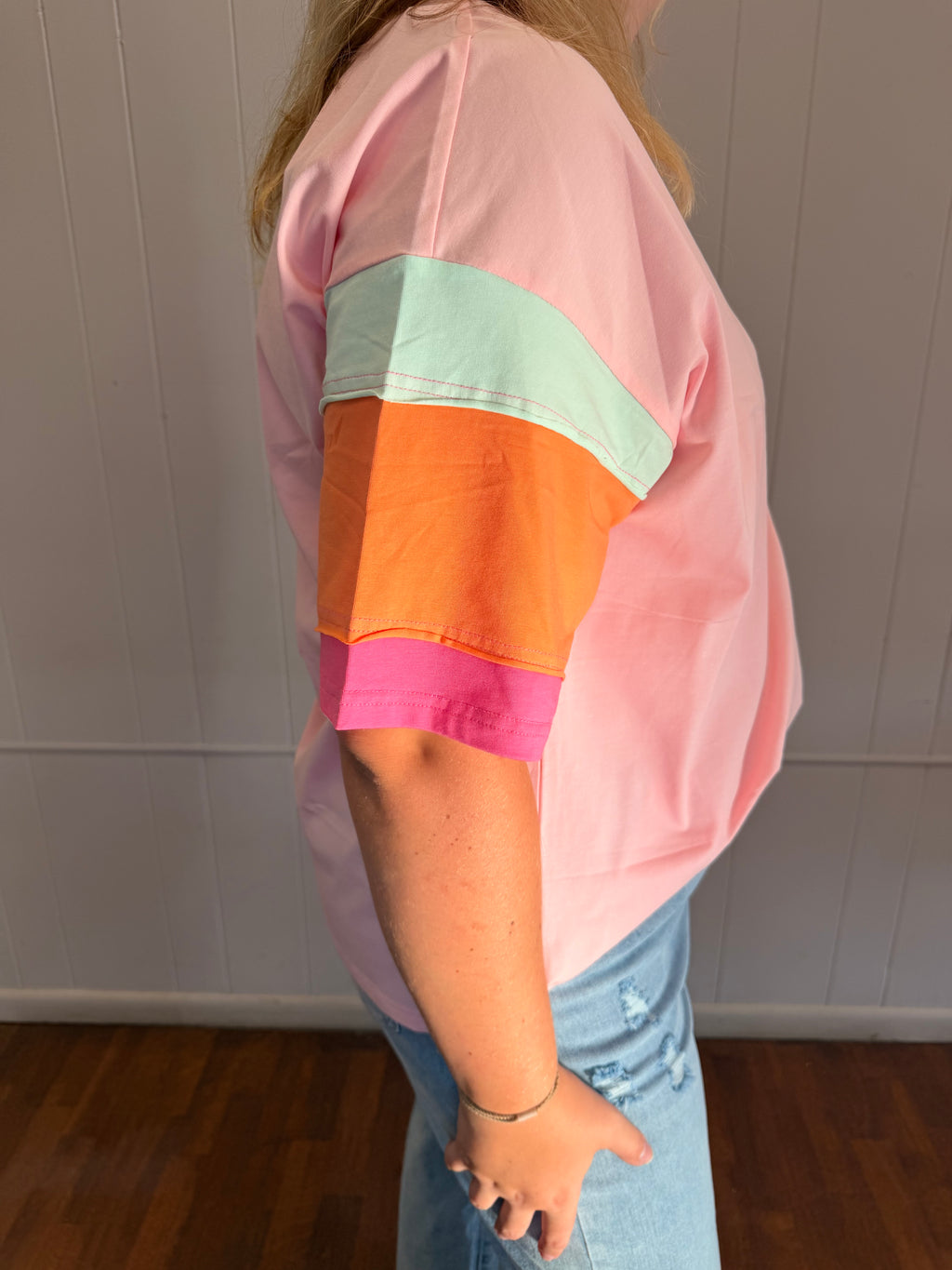 Casual Color Block (Pink)