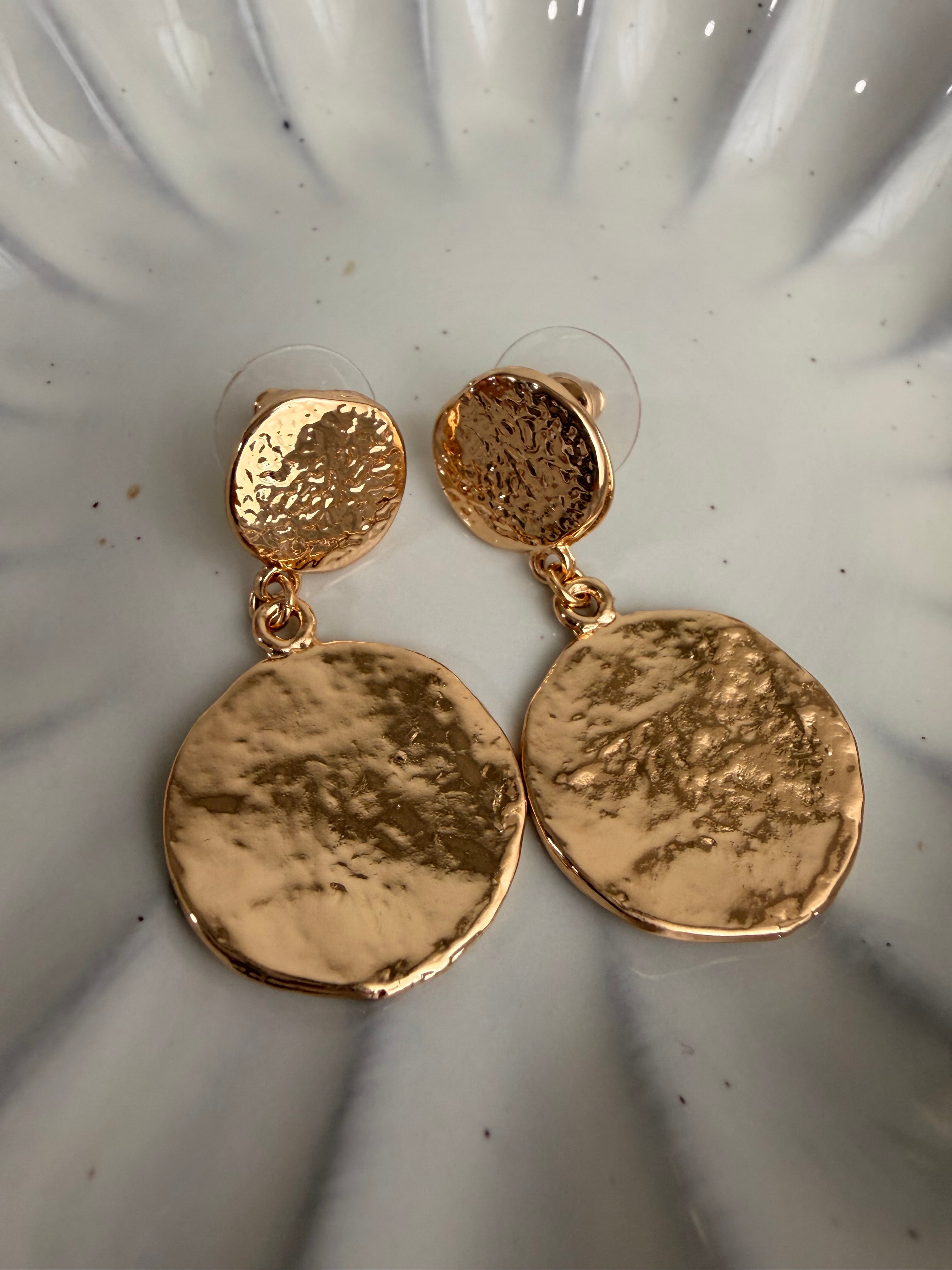 Gold Dip Earrings
