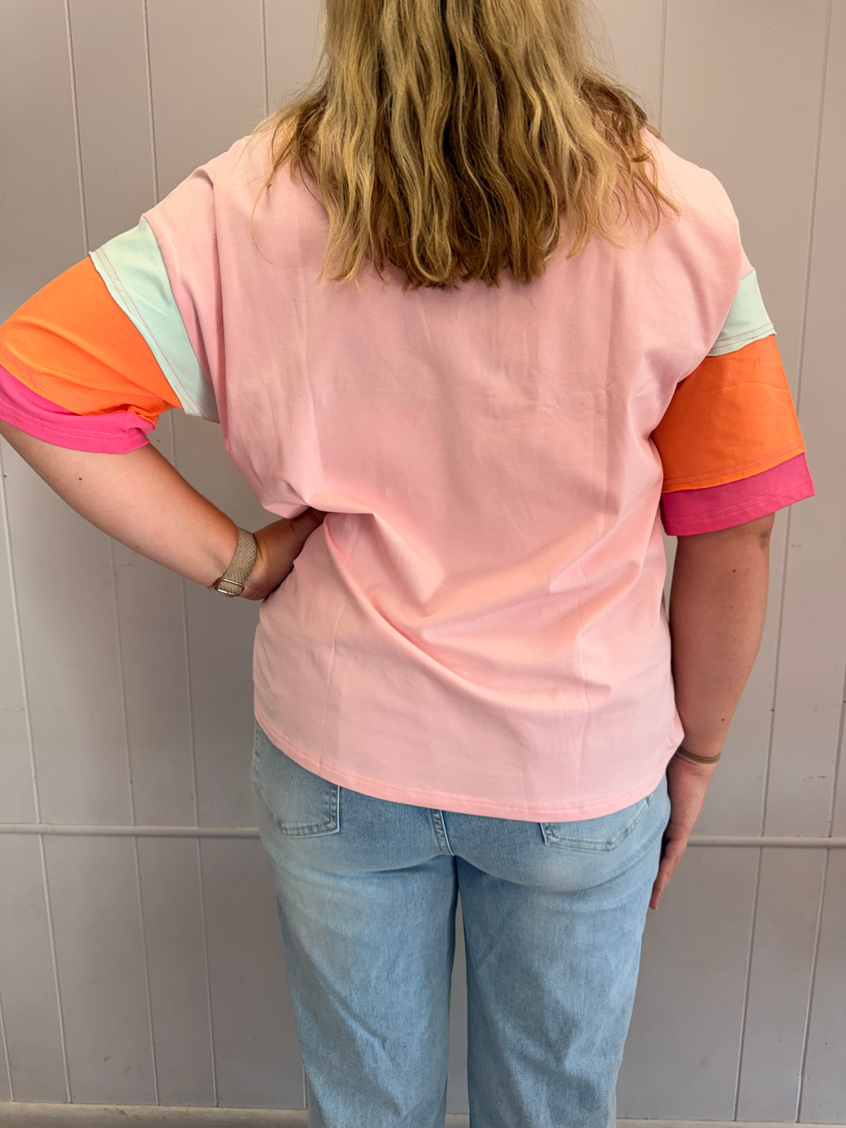Casual Color Block (Pink)